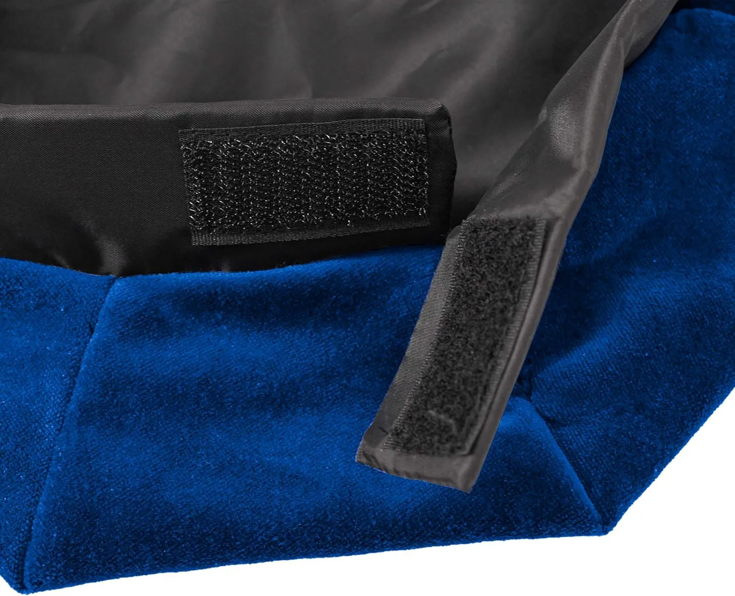 GraduatePro Doctoral Graduation Tam PhD Blue/Black Velvet with Gold Bullion Tassel, 8-Sided/6 Sided/4 Sided Doctorate Cap