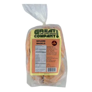 Great Low Carb Bread Co. - Sesame Bagels - 3 Bags