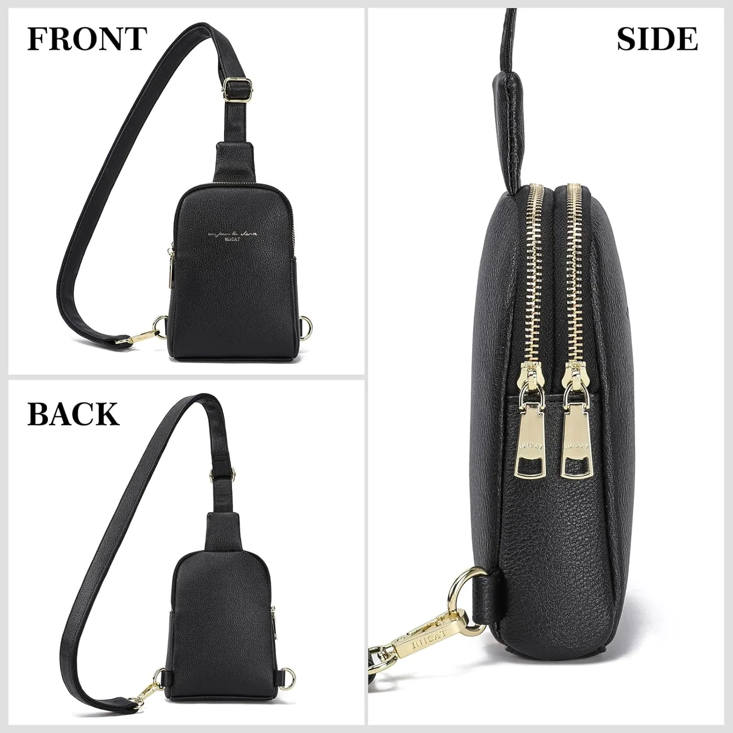 Haytijoe Small Crossbody Sling Bag for Women Travel Purses Anti Theft Cross Body Bag for Woman Fanny Packs