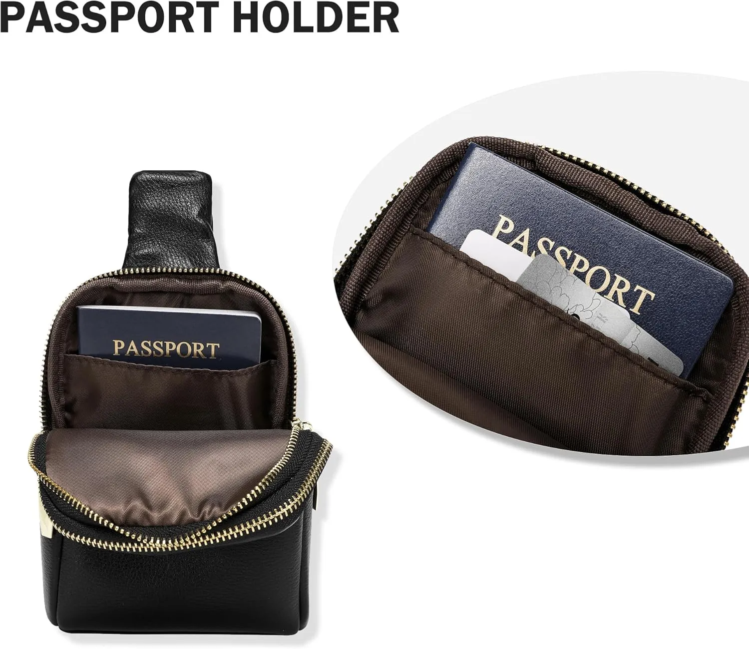 Haytijoe Small Crossbody Sling Bag for Women Travel Purses Anti Theft Cross Body Bag for Woman Fanny Packs