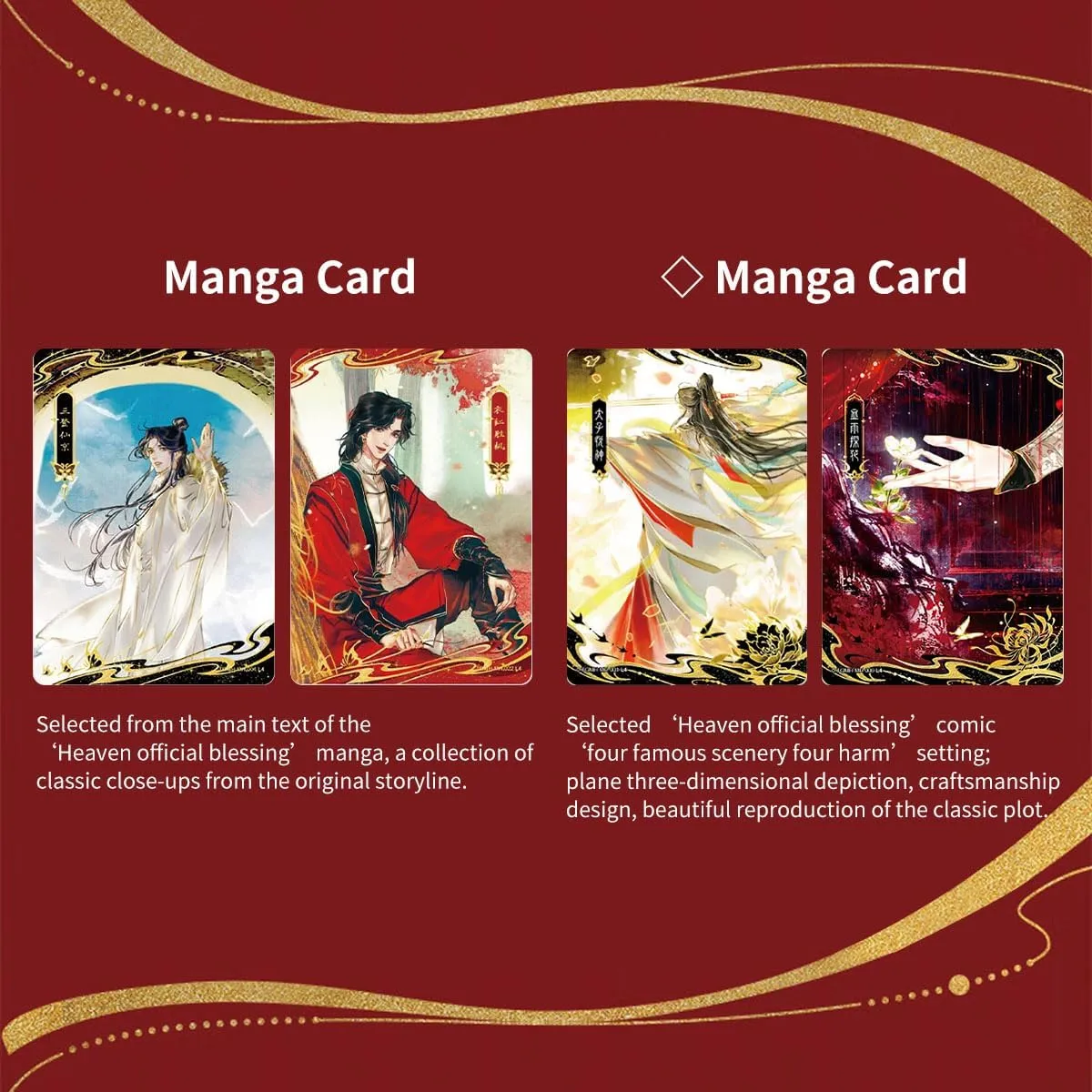 Heaven Official Blessing TCG Card 2nd Booster Packs Official Trading Card- Collectible Decks (2nd One Box (90 Sheets))