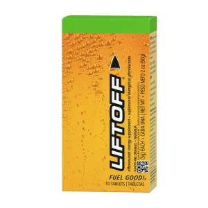 Herbal Liftoff Energy Drink Ignite Orange Stick Packs-NARANJA-(10 Stick Packs)