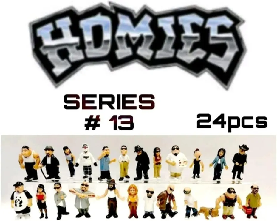 Homies Figures 1.75″ Series #13 Complete Set of 24 Pcs Loose Sealed Bags