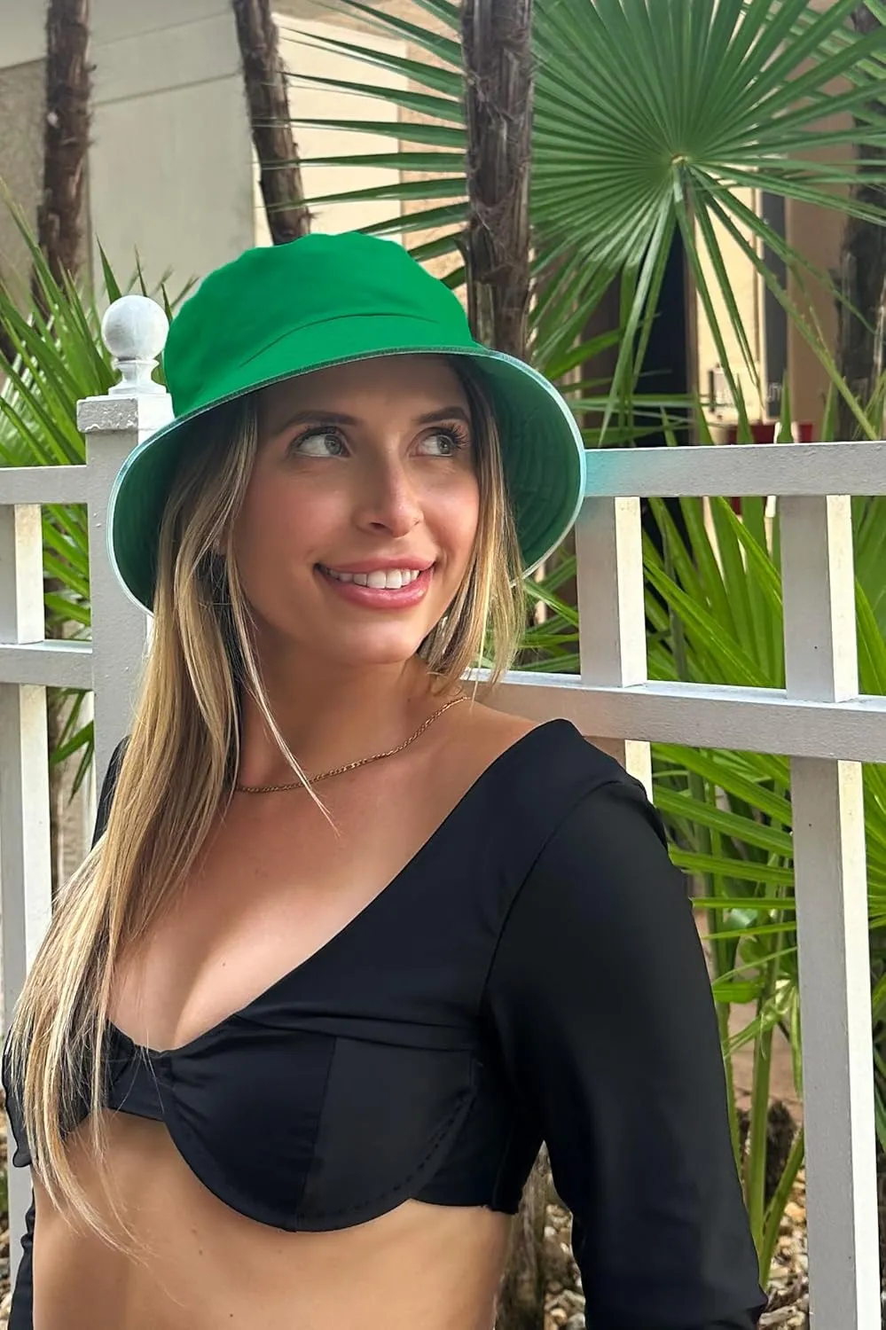House Of Rave LED Bucket Hat - Neon Rave Accessory & Festival Outfit - Light Up Rave Bucket Hat for Men, Women