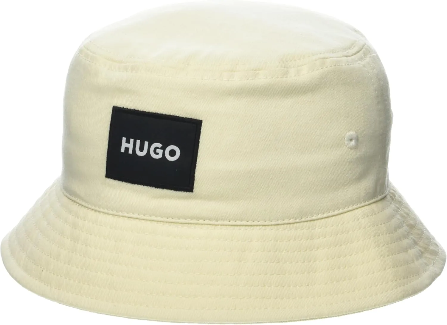 HUGO Women's Square Logo Cotton Bucket Hat
