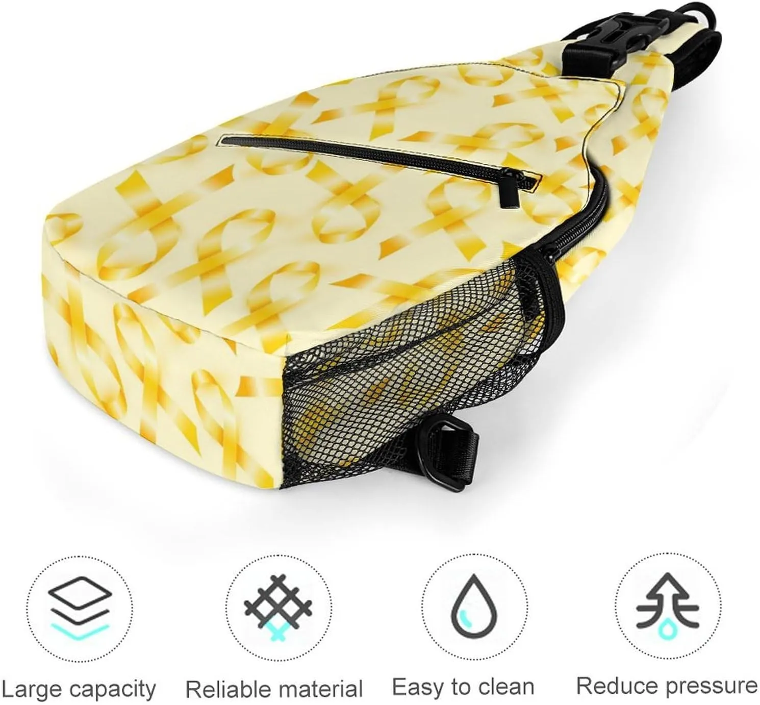 Human Skulls Versatile And Convenient Multipurpose Crossbody Bag - Perfect for Travel And Hiking