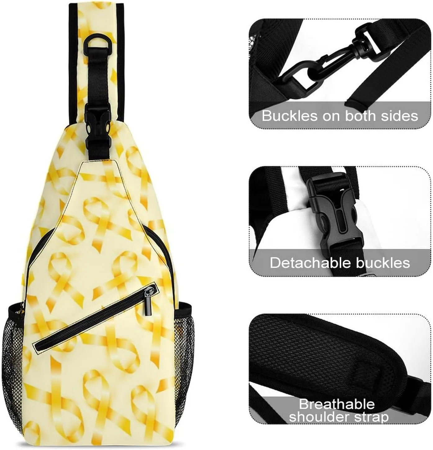 Human Skulls Versatile And Convenient Multipurpose Crossbody Bag - Perfect for Travel And Hiking