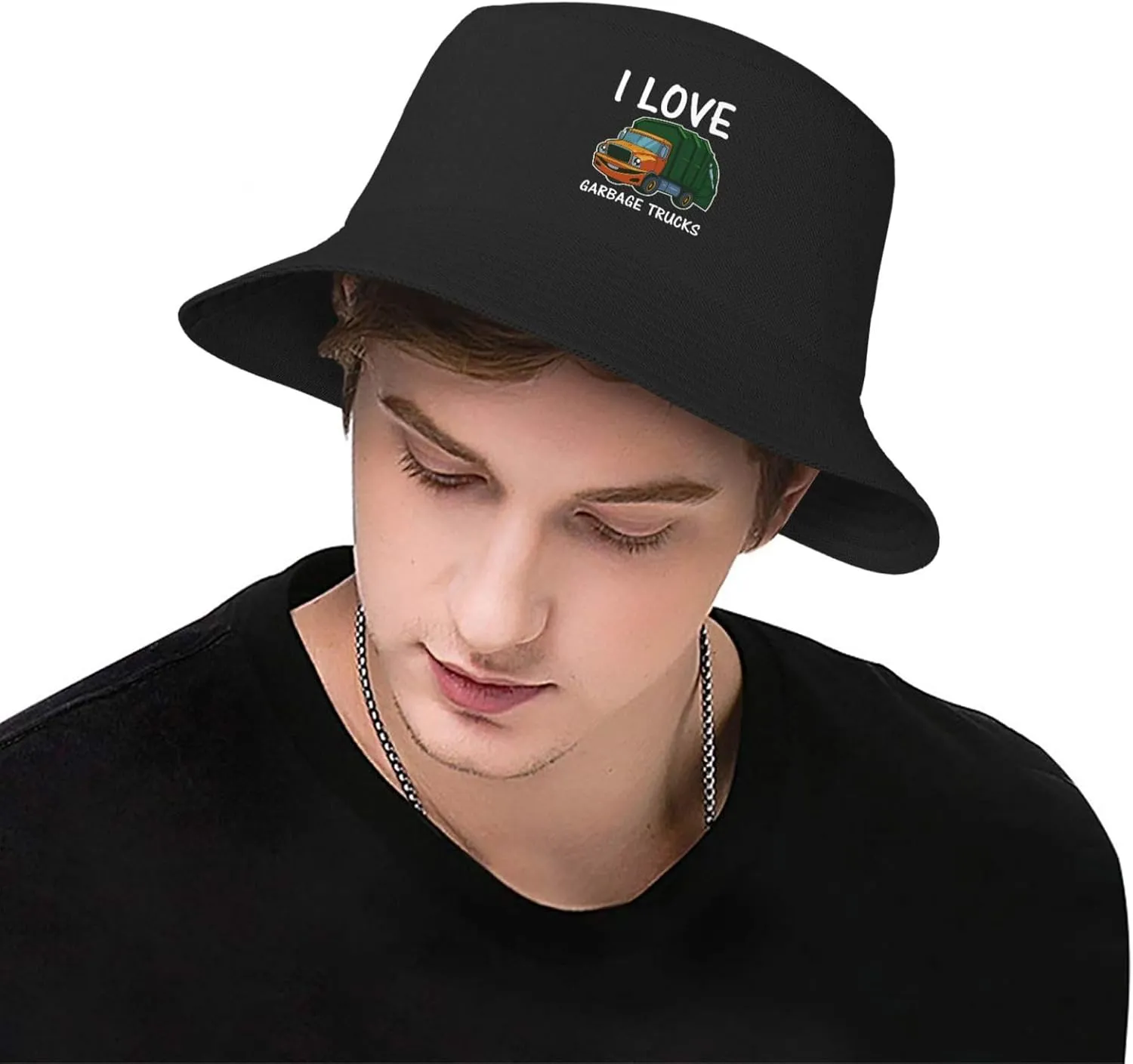 I Love Tacos Unisex,Fisherman Cap Travel Beach Hat Fashion Packable Sun Hat for Adults Teens