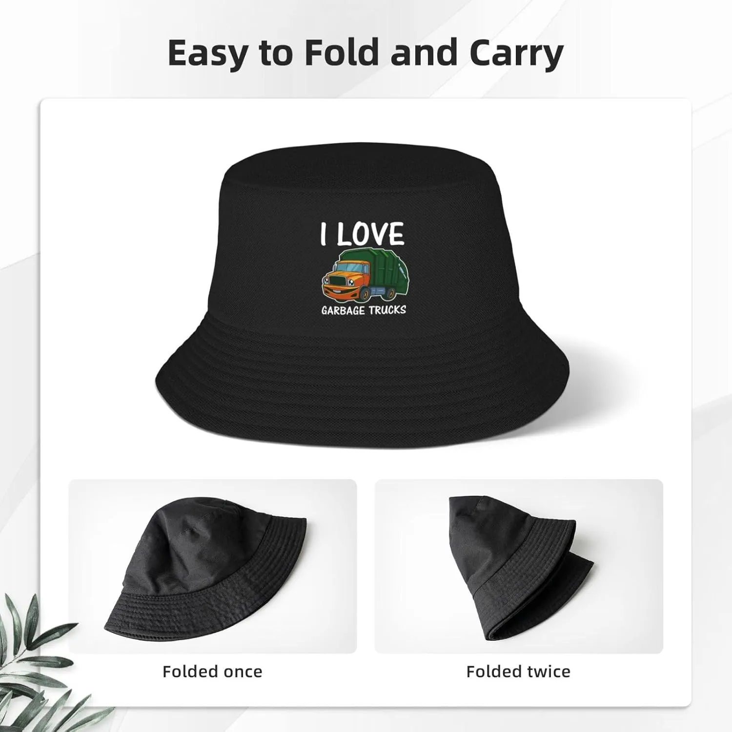 I Love Tacos Unisex,Fisherman Cap Travel Beach Hat Fashion Packable Sun Hat for Adults Teens