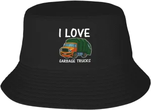 I Love Tacos Unisex,Fisherman Cap Travel Beach Hat Fashion Packable Sun Hat for Adults Teens