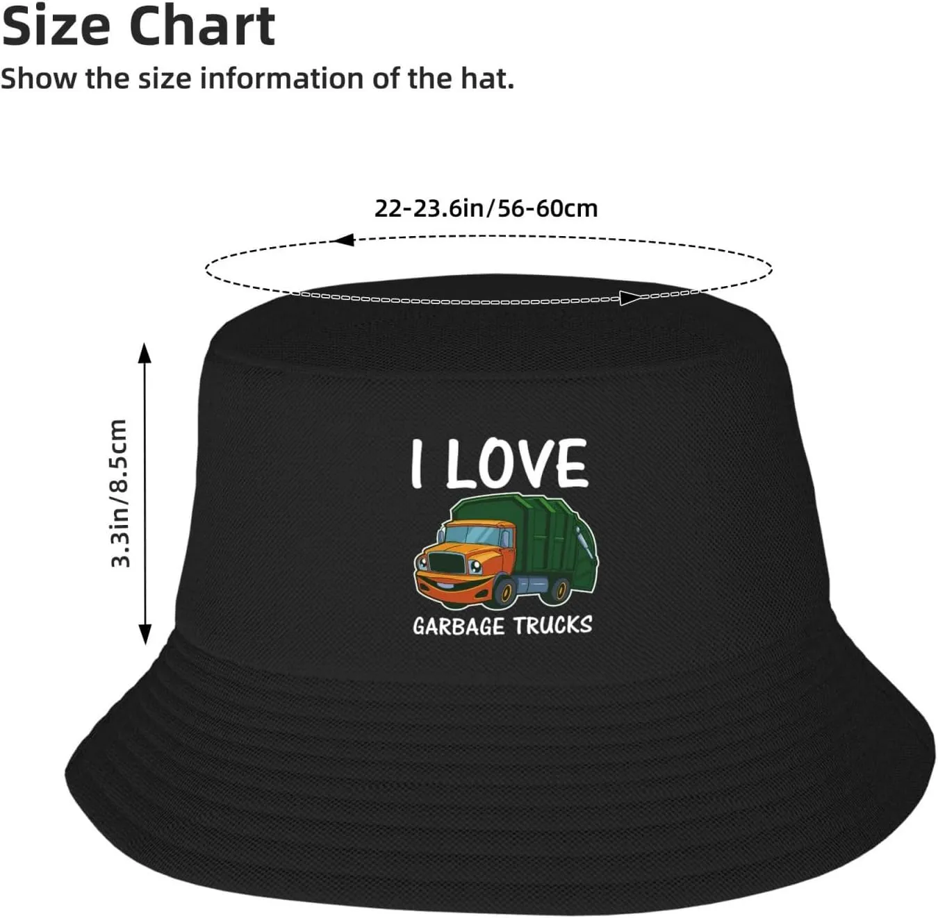 I Love Tacos Unisex,Fisherman Cap Travel Beach Hat Fashion Packable Sun Hat for Adults Teens