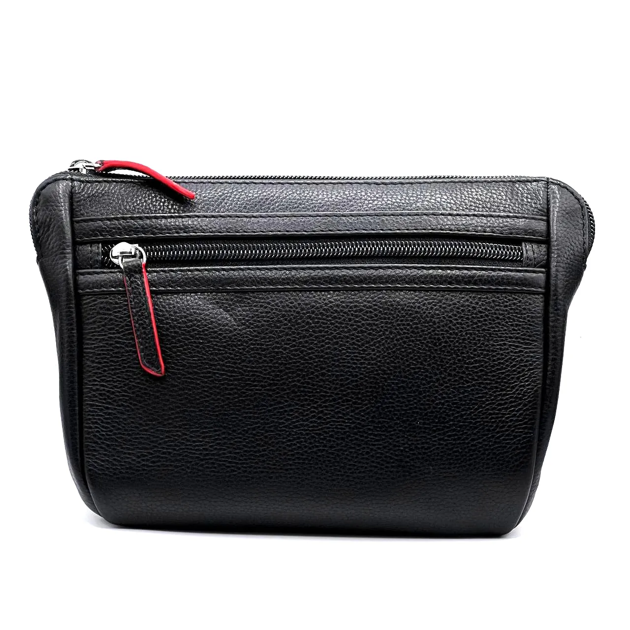 ILI New York Leather Slim Belt Bag - Black