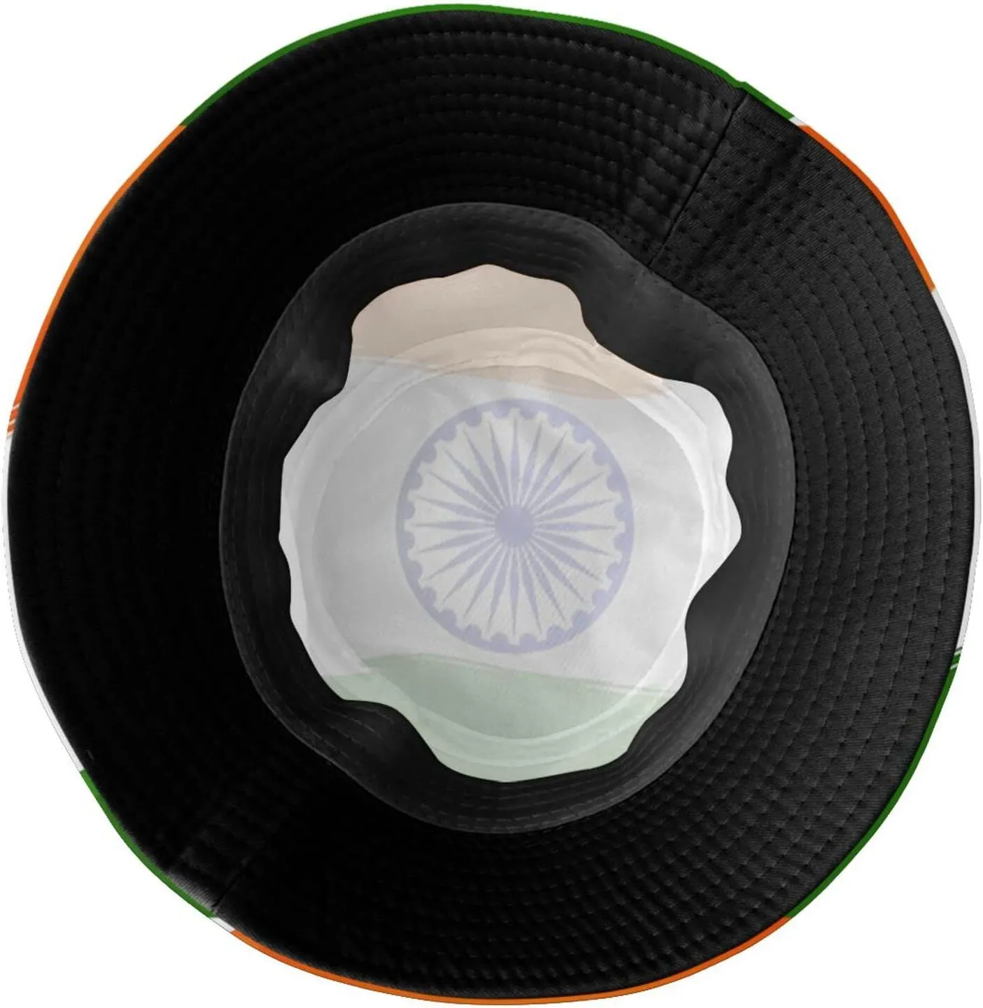India Flag Indian Bucket Hat Packable Sun Protection Wide Brim Hats Outdoor Summer Travel Fisherman Hats for Men Women