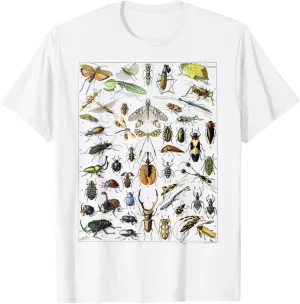 Insect Bug Entomology Print Gift Bug Print T-Shirt
