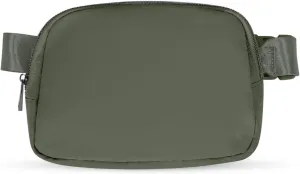 INTINI Everywhere Belt Bag – Large, Crossbody Fanny Pack Women 56 Inch Plus Size Waist Cross Body Fashion Olive Green