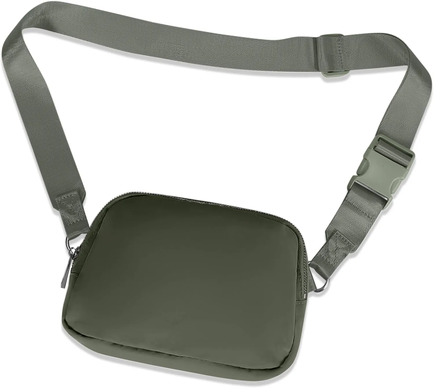 INTINI Everywhere Belt Bag – Large, Crossbody Fanny Pack Women 56 Inch Plus Size Waist Cross Body Fashion Olive Green