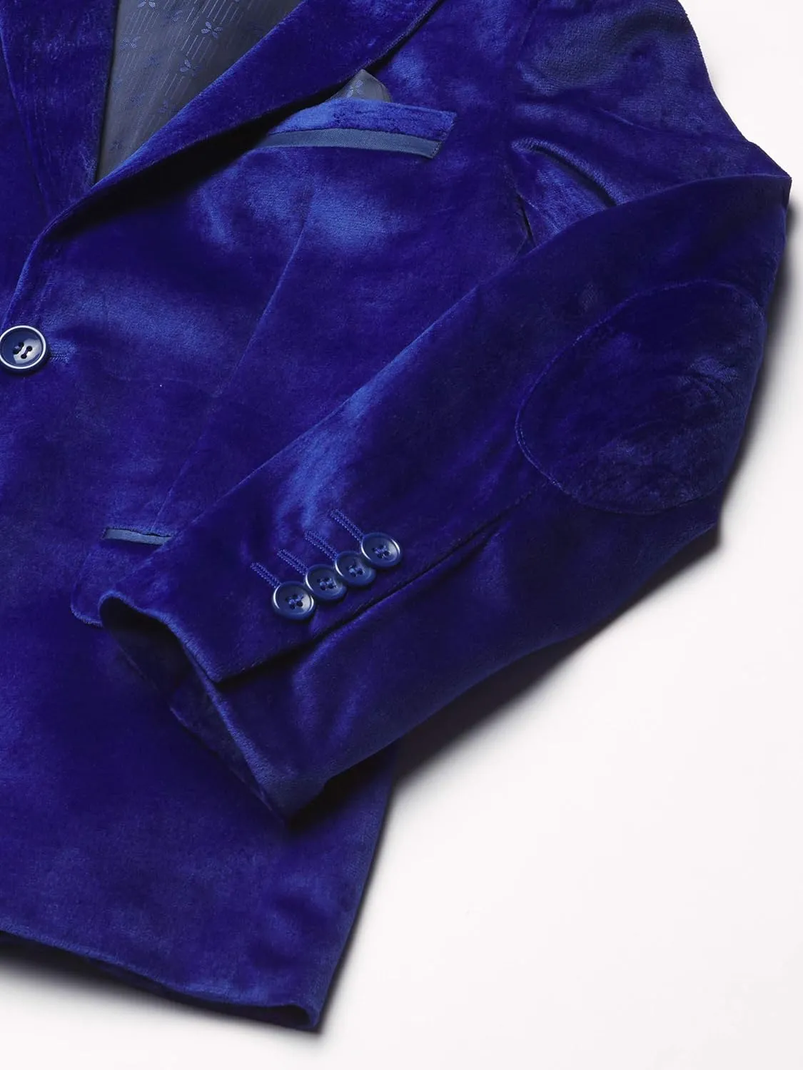 Isaac Mizrahi Boys' Slim Fit 3 Piece Velvet Suit