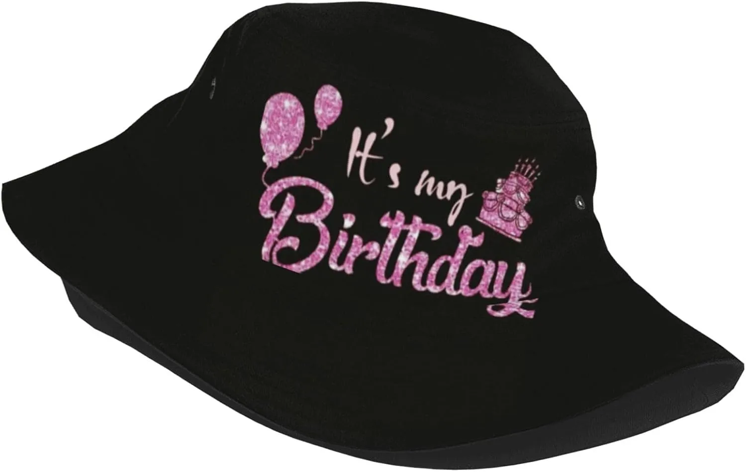 It's My Birthday Bucket Hats for Women Men Birthday Hat Packable Sun Hats Summer Travel Beach Hat Caps