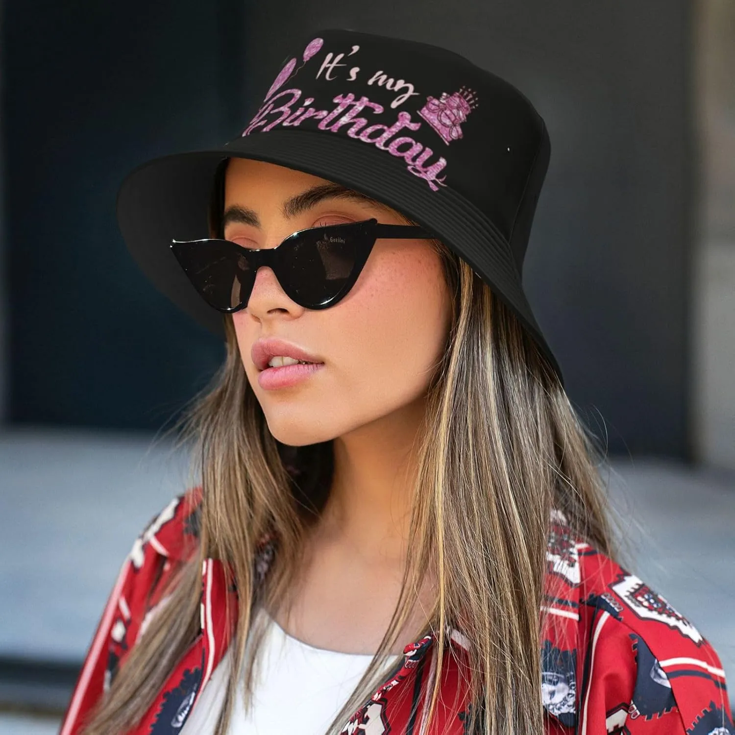 It's My Birthday Bucket Hats for Women Men Birthday Hat Packable Sun Hats Summer Travel Beach Hat Caps