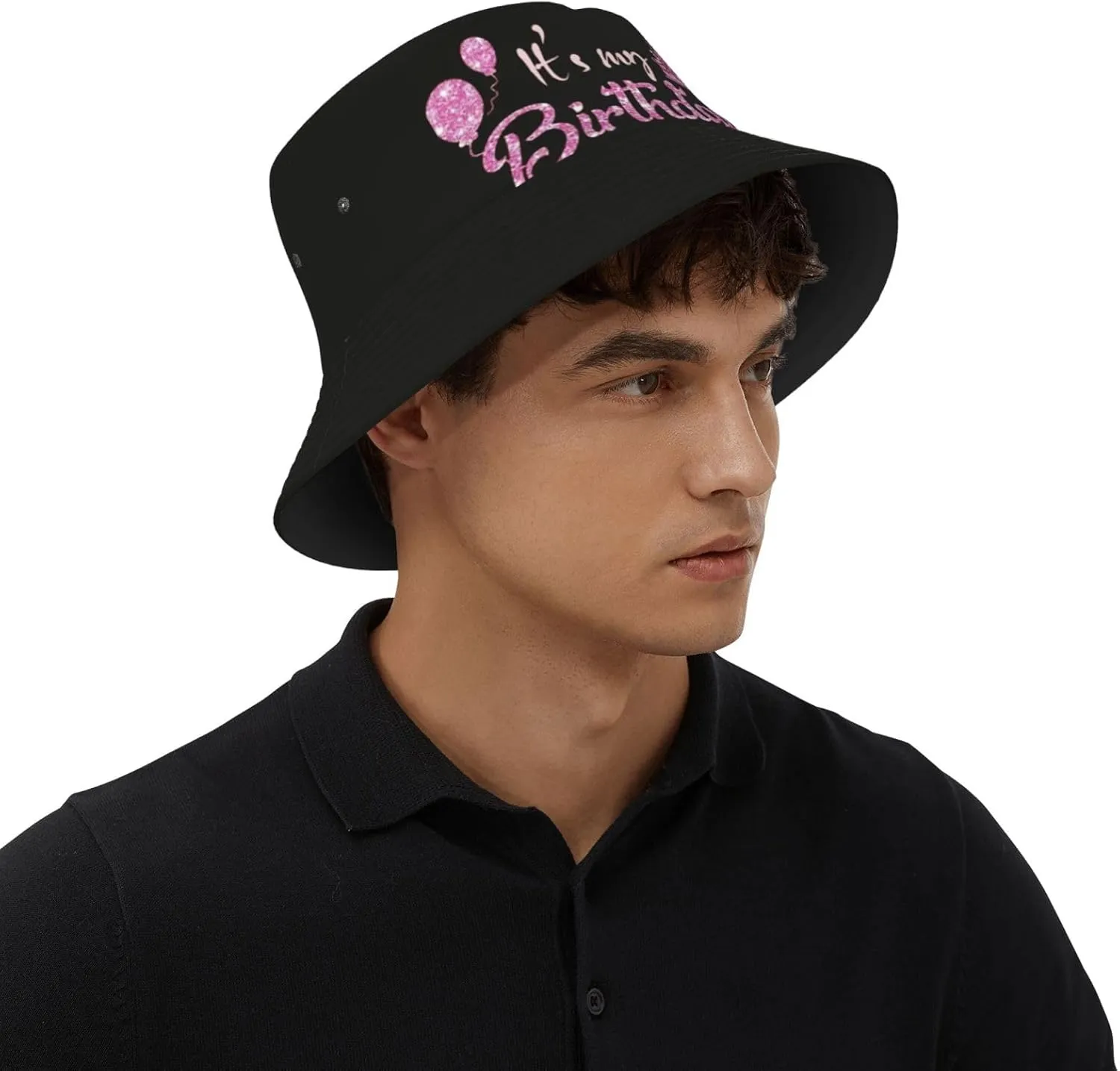 It's My Birthday Bucket Hats for Women Men Birthday Hat Packable Sun Hats Summer Travel Beach Hat Caps
