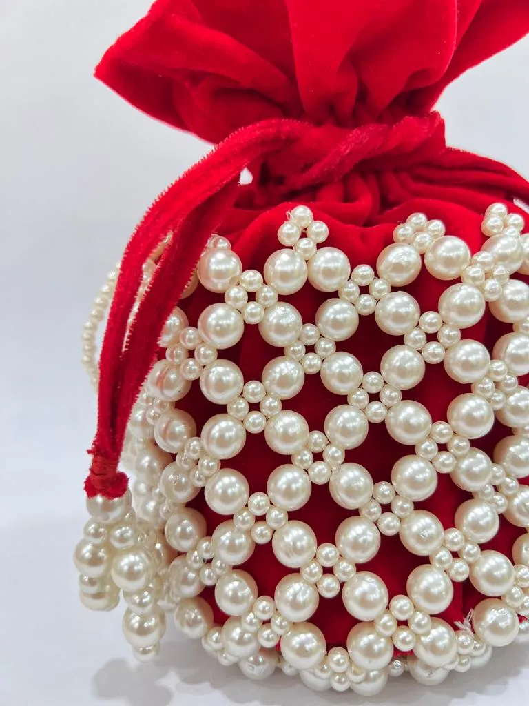 Jaimini Bucket Bag – Red