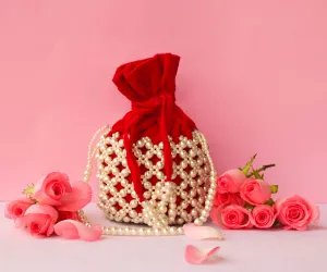 Jaimini Bucket Bag – Red