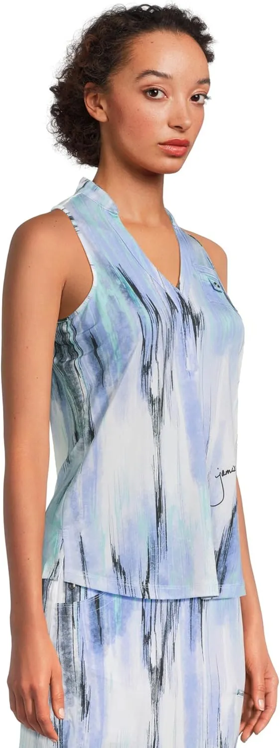 Jamie Sadock Women's Matrix Print Sleeveless Top