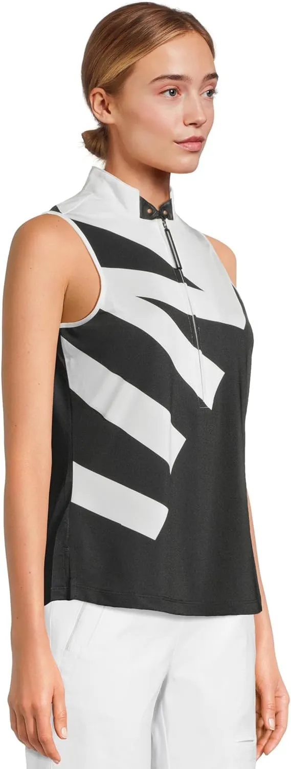 Jamie Sadock Women's Zigzag Print Sleeveless Top