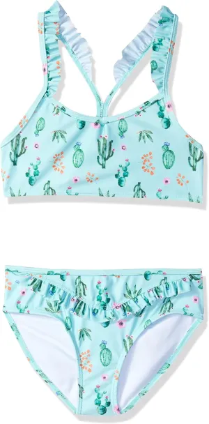 Jantzen Girls Little Deser Darling Cactus Print Bikini