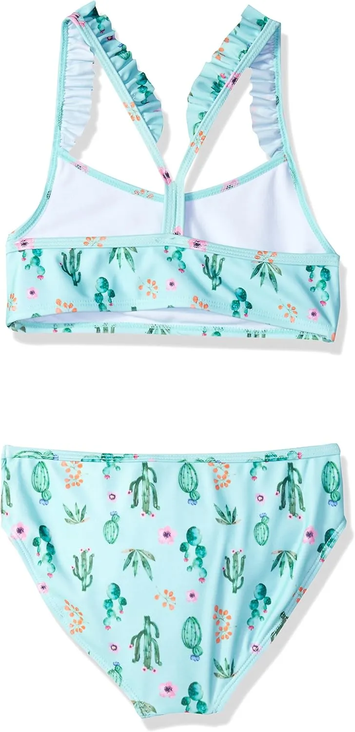Jantzen Girls Little Deser Darling Cactus Print Bikini