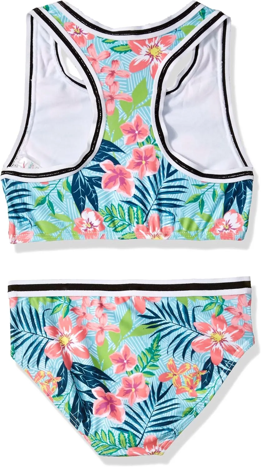 Jantzen Girls Tropicana Vibrant Print Tankini