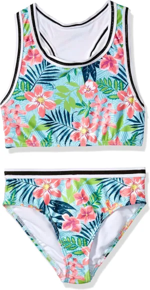 Jantzen Girls Tropicana Vibrant Print Tankini