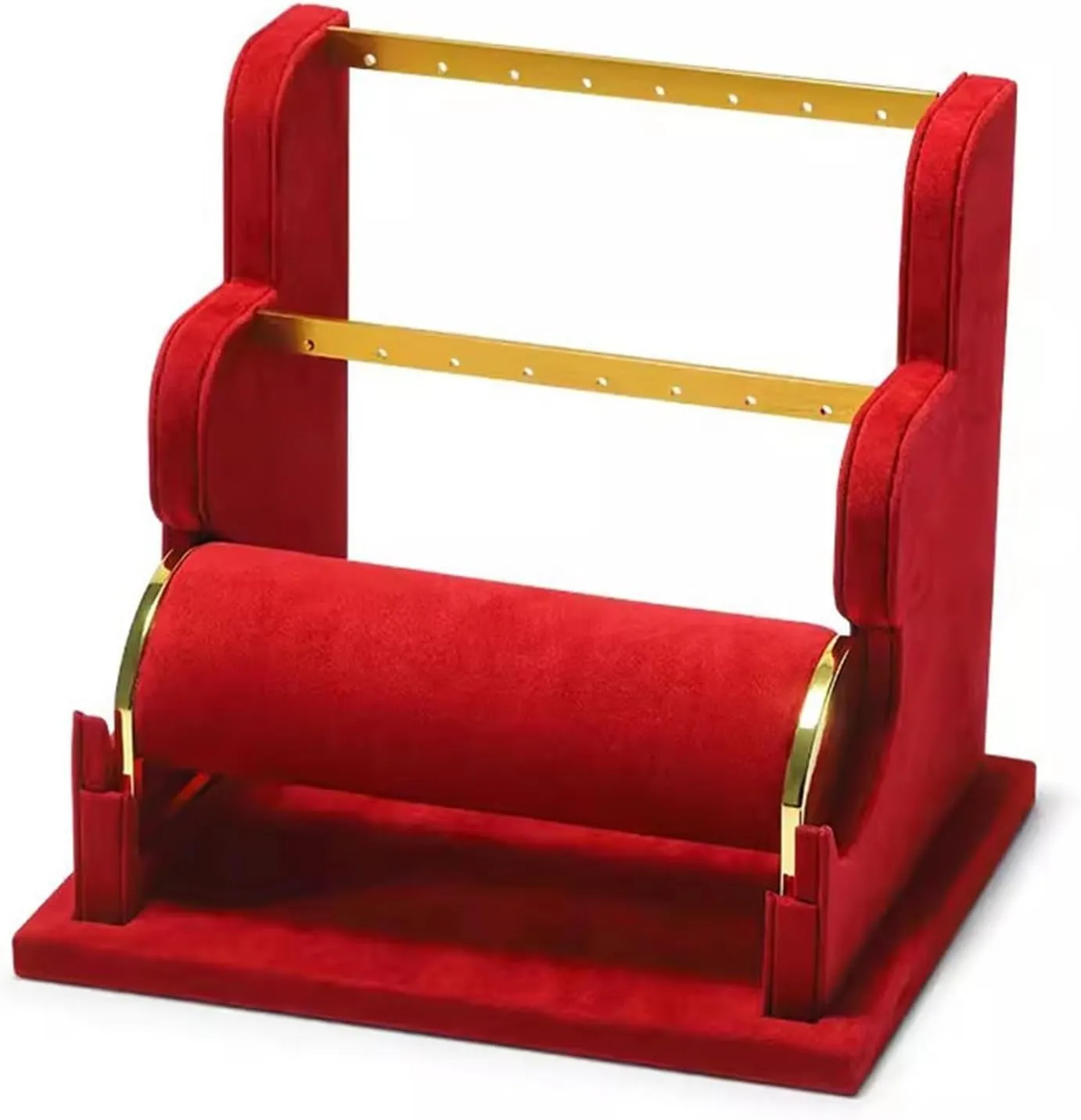 Jewelry Display for Selling Earring Display Holder,Velvet Jewelry Display Stand,Detachable Bracelet Display Organizer Stand,Jewelry Holder for Watch Display Jewelry organizer stand