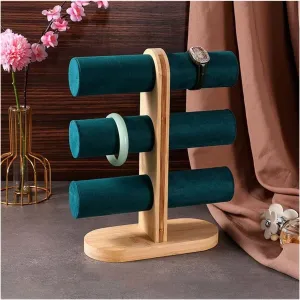 Jewelry Rack Bracelet Holder, Velvet Jewelry Display Stand, Detachable Bracelet Display Organizer Stand, Jewelry Holder for Watch Display Jewelry Stand Holder (Size : B)