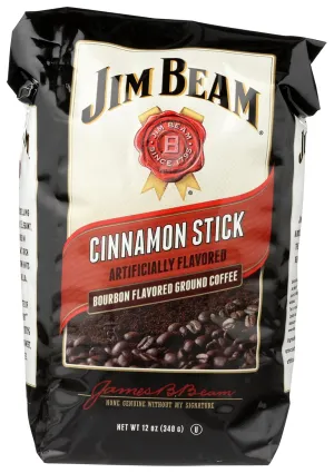 Jim Beam Cinnamon Stick Flavored Ground Coffee, 2 bags (12 oz ea.)