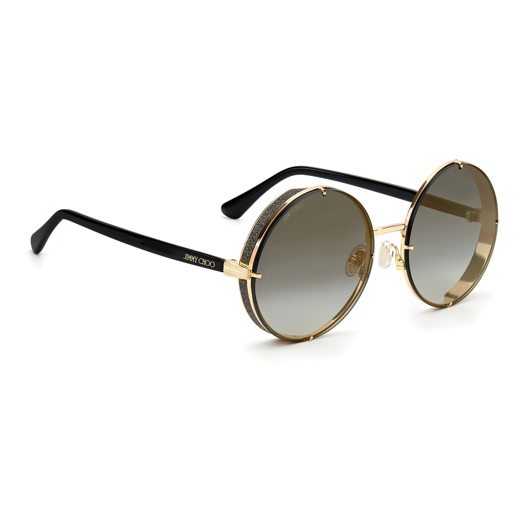 Jimmy Choo LILO/S RHL 58FQ (JC18)Women's Gold Black