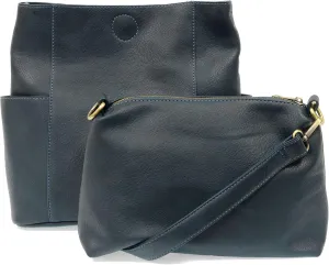 Joy Susan Side-Pocket Bucket Bag: Kayleigh Crossbody
