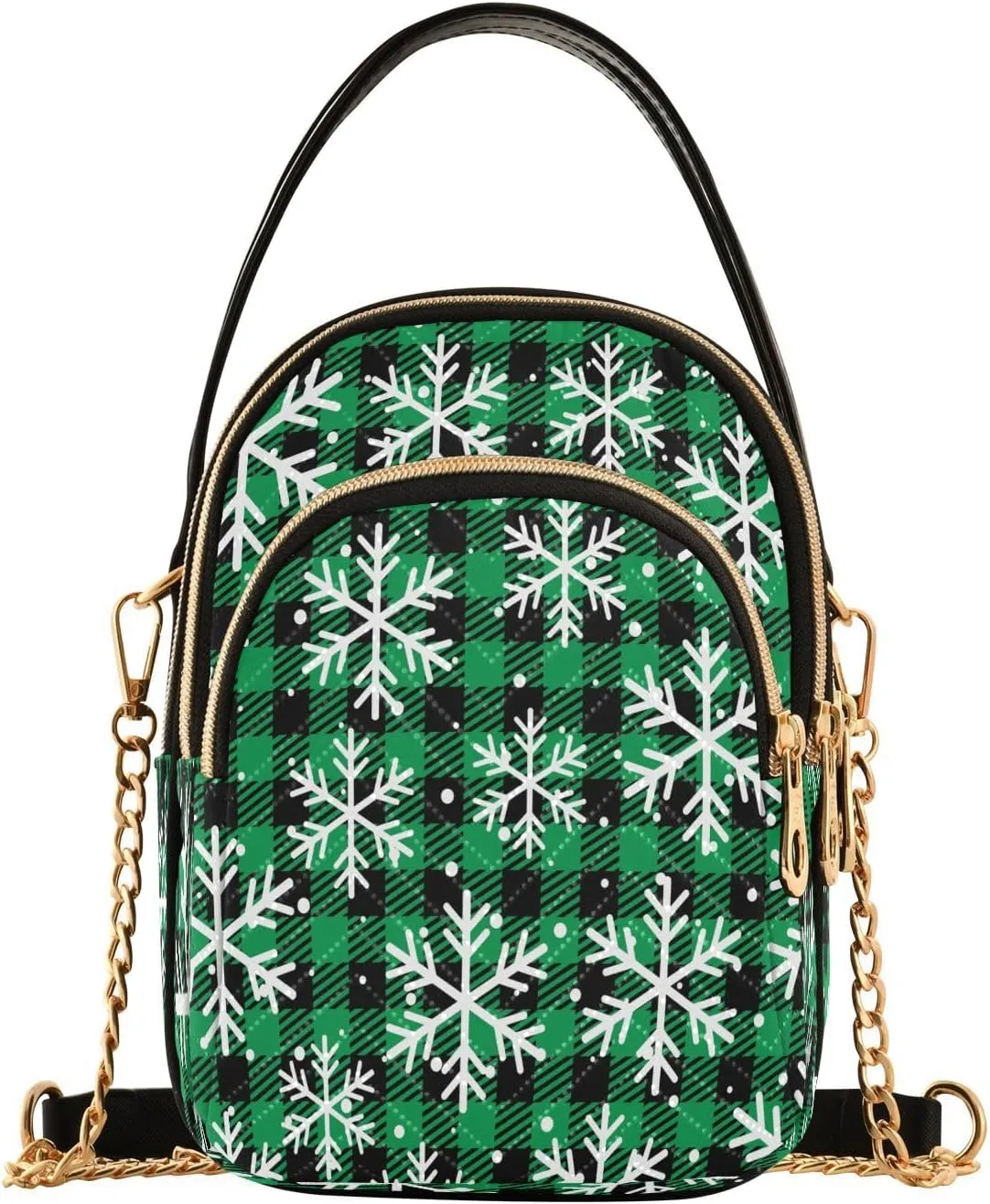JSTEL Small Crossbody Bag for Women with Compartments,Long Strap Crossbody Purse Polyester Phone Purse Wallet