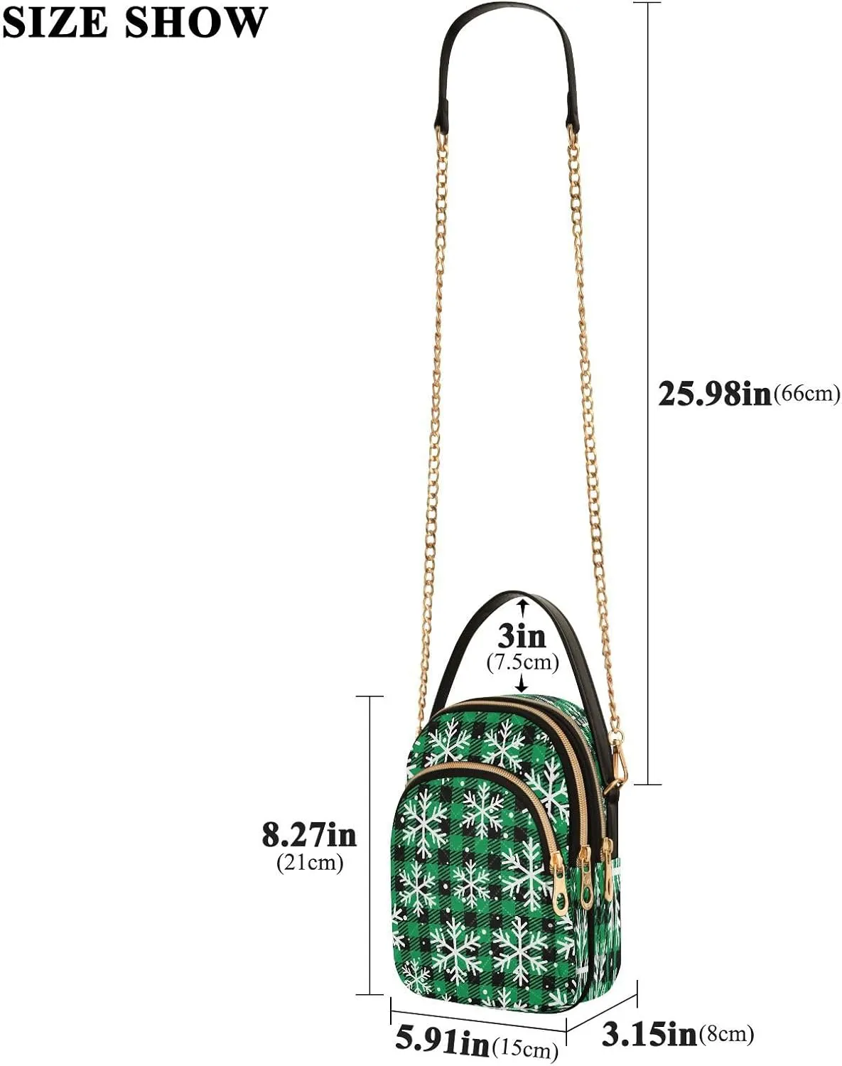 JSTEL Small Crossbody Bag for Women with Compartments,Long Strap Crossbody Purse Polyester Phone Purse Wallet