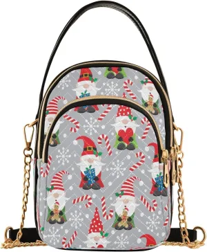 JSTEL Small Crossbody Bag for Women with Compartments,Long Strap Crossbody Purse Polyester Phone Purse Wallet