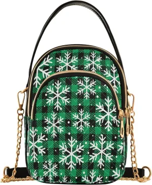 JSTEL Small Crossbody Bag for Women with Compartments,Long Strap Crossbody Purse Polyester Phone Purse Wallet