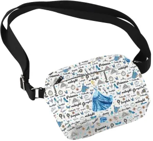 JYTAPP Princess Characters Crossbody Bag Magical Kingdom Faily Cartoon Tales Fans Crossbody Handbag Purse