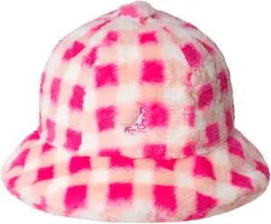Kangol Faux Fur Casual Bucket Zebra White