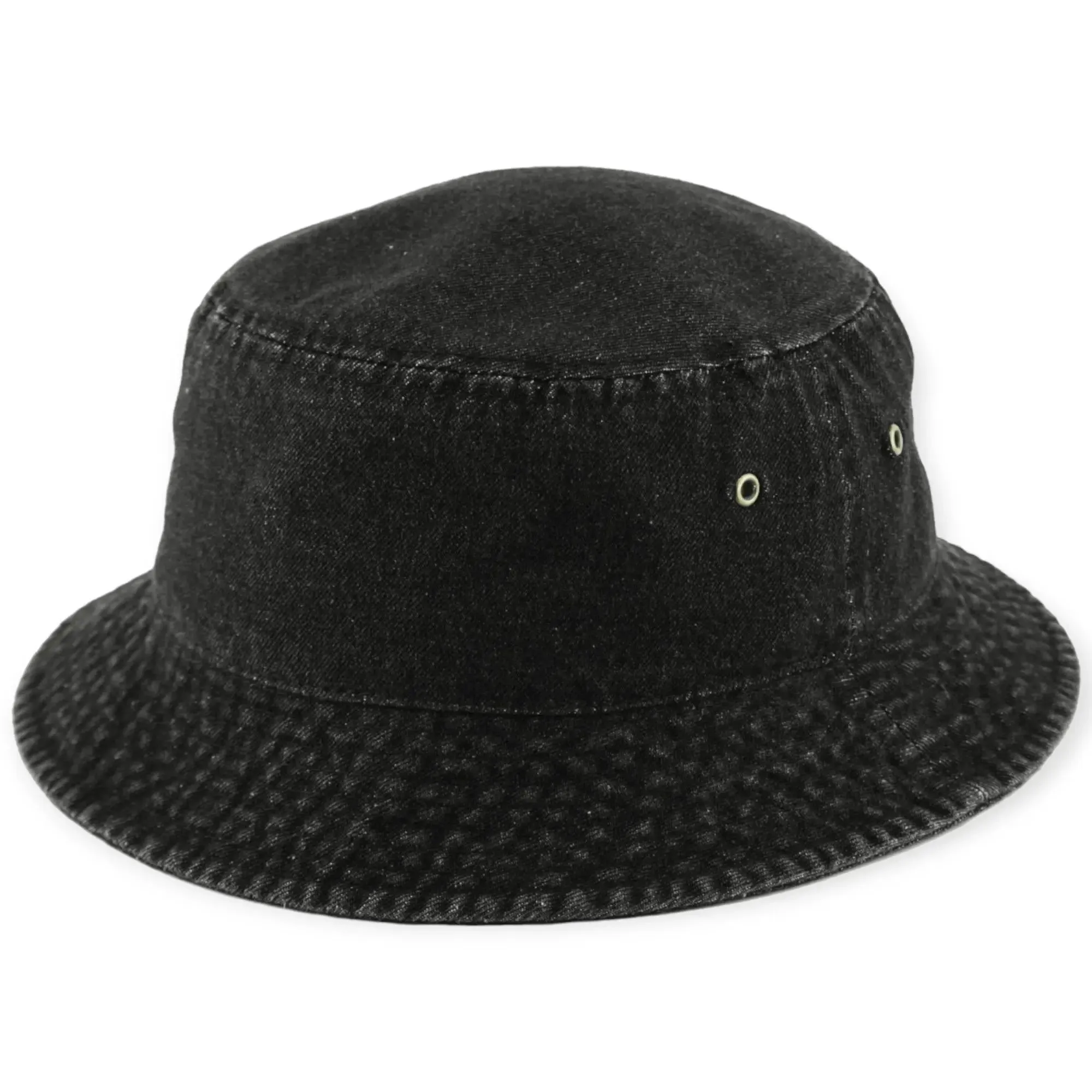 KB Ethos Solid Bucket Hat Fitted (Denim Black)