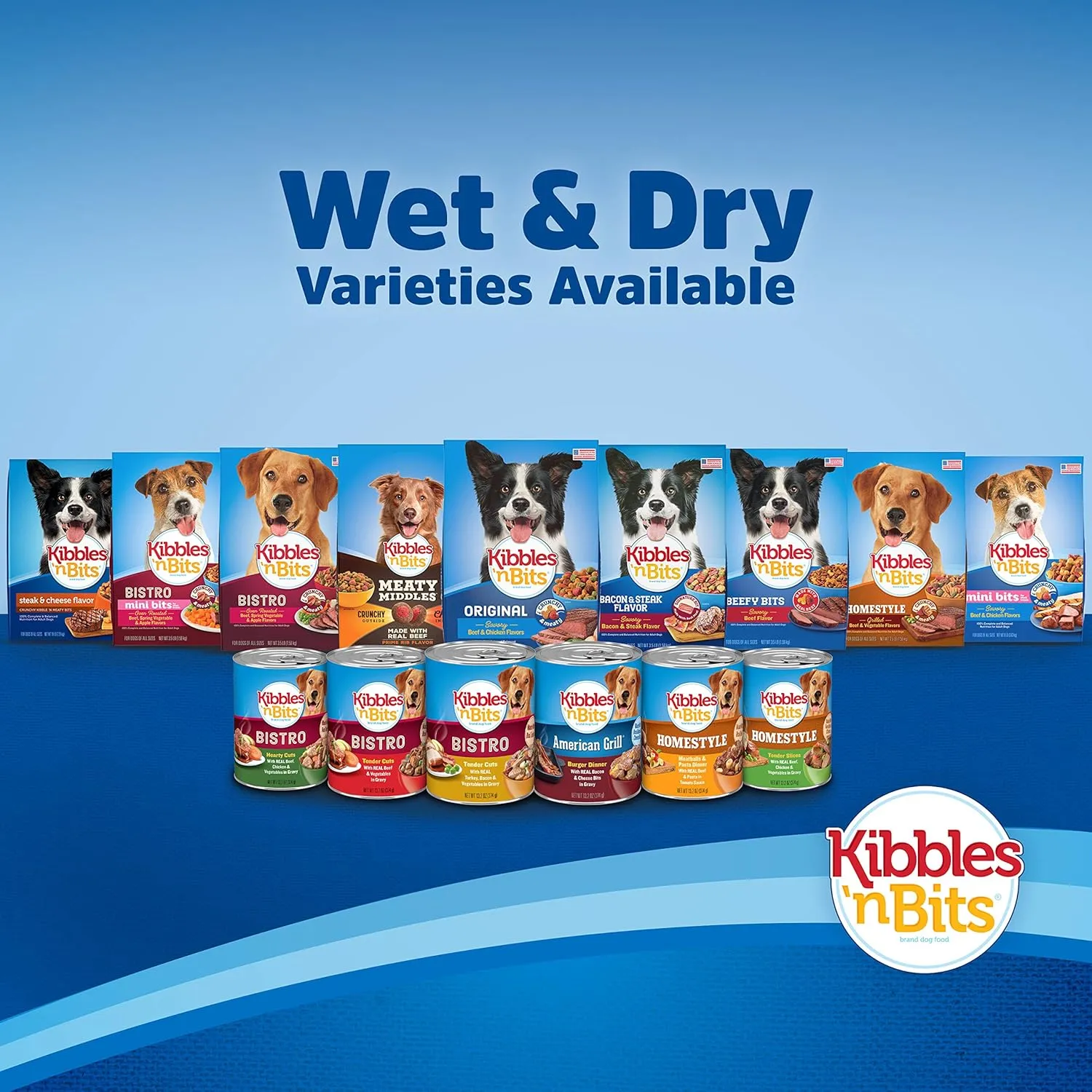 Kibbles 'N Bits Small Breed Mini Bits Savory Beef & Chicken Flavors Dog Food, 16-Pound(Pack of 1)