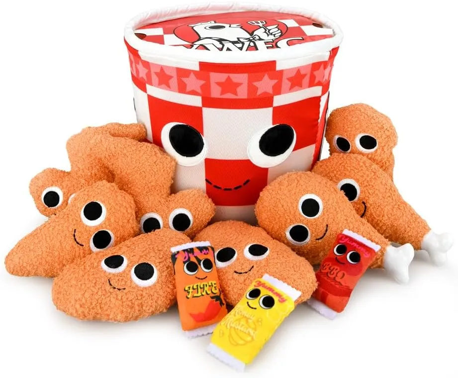 Kidrobot Yummy World Bertha The Bucket of Fried Chicken Plush