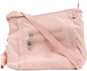 Kipling Belammie Hobo Crossbody Bag Illuminating Pink