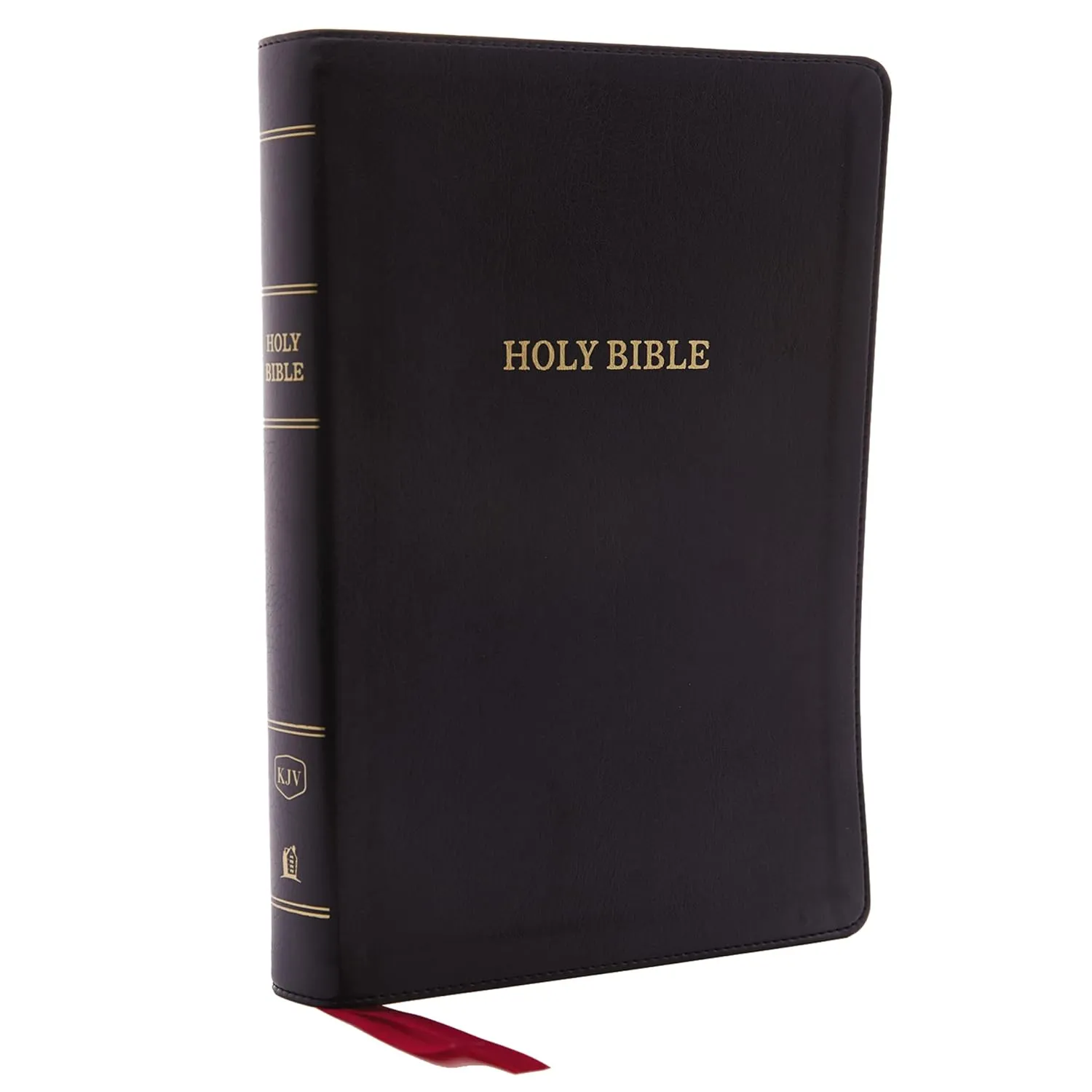 KJV Holy Bible: Giant Print with 53,000 Cross References, Deluxe Black Leathersoft, Red Letter, Comfort Print: King James Version Imitation Leather – Large Print, October 3, 2017