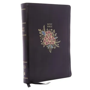 KJV Holy Bible: Super Giant Print with 43,000 Cross References, Deluxe Black Floral Leathersoft, Red Letter, Comfort Print: King James Version Imitation Leather – Large Print, October 3, 2017