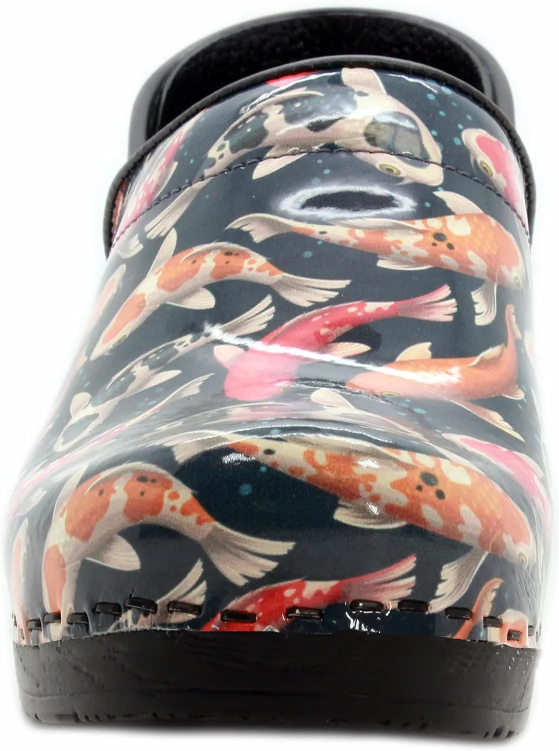 KLÄGN Women's Professional Printed Leather Clogs
